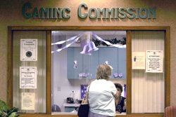 Gaming Commission Front Window