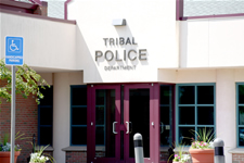Tribal Police Department main entrance